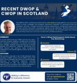 RECENT DWOP & CWOP IN Scotland