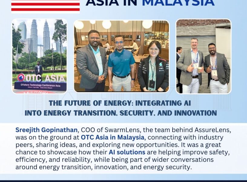 Swarmlens at OTC ASIA in Malaysia